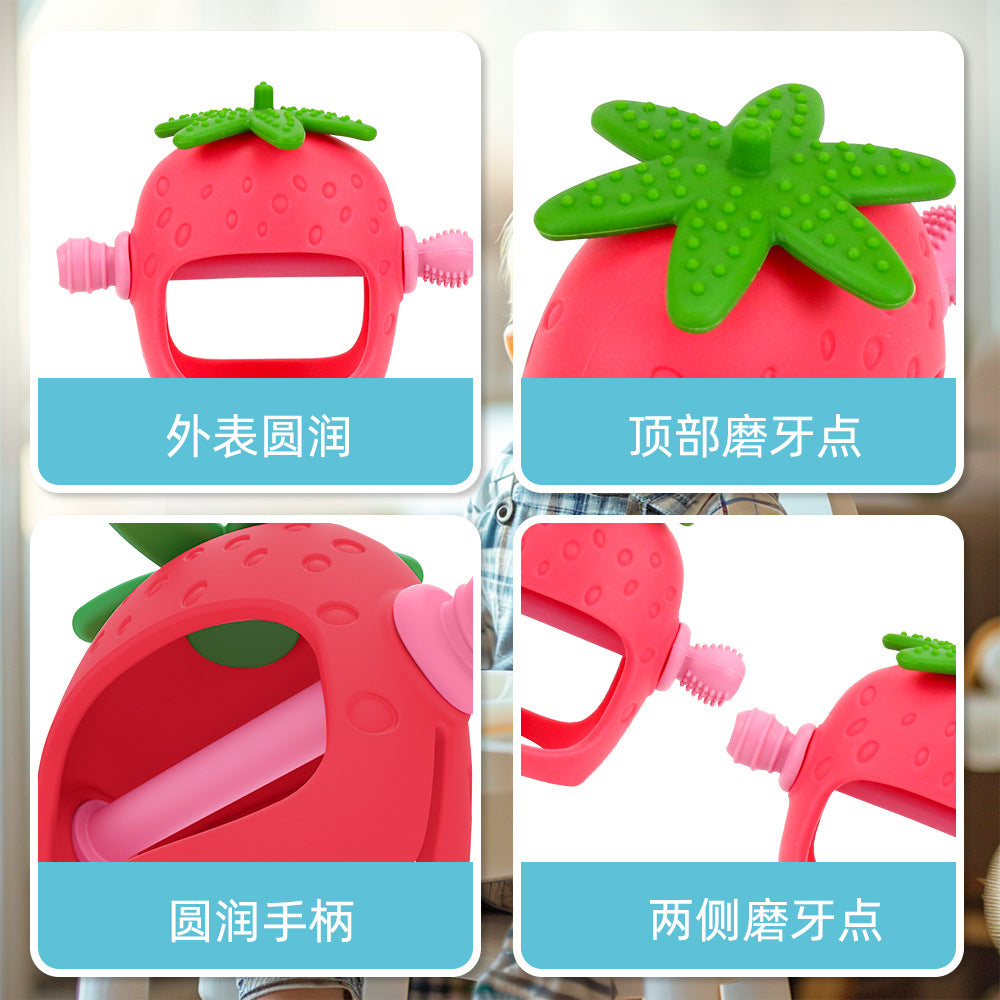 Easter Bunny Bite Glue Baby Anti-Eating Hand Grinding Stick Soothing Bite Bite Le Food Grade Boiled Tooth Glue Toy