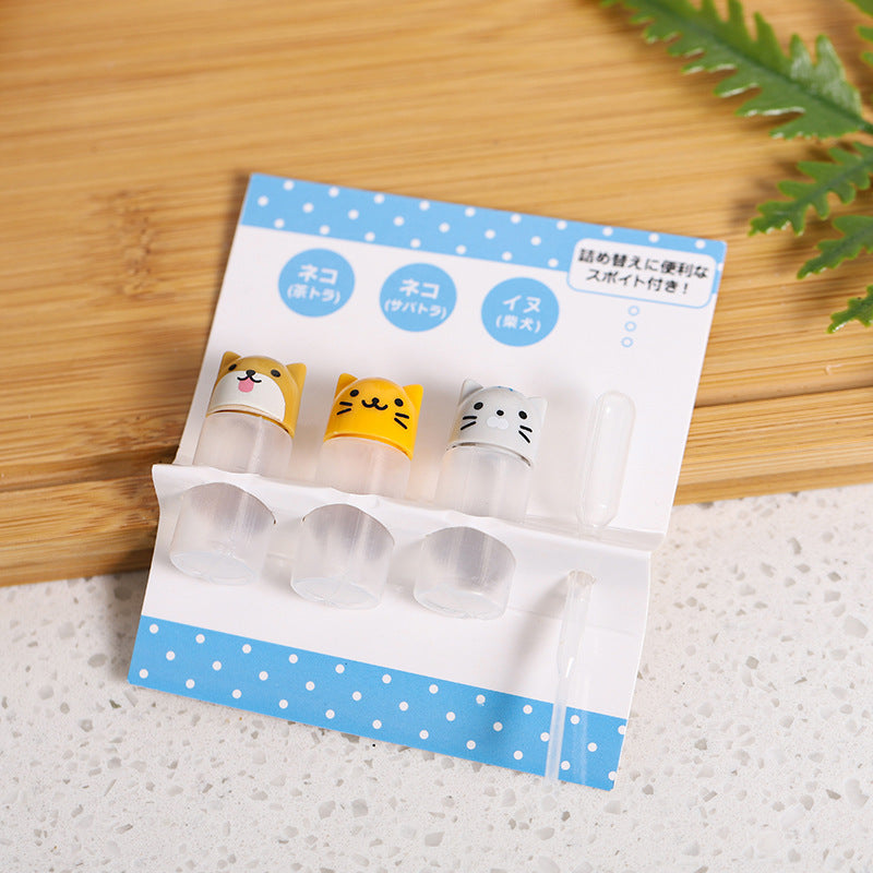 Household kitchen squeeze bottle mini portable food grade condiment bottle honey salad squeeze sauce bottle tomato small sauce bottle