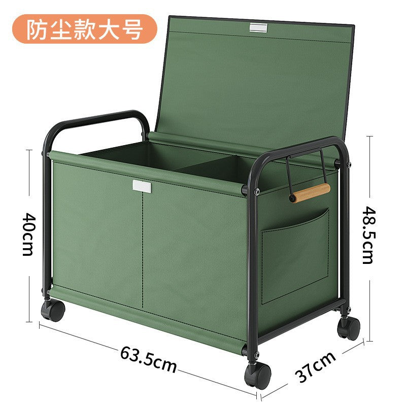 Storage basket under desk backpack organizer snack basket mobile toy storage cart office desk organizer