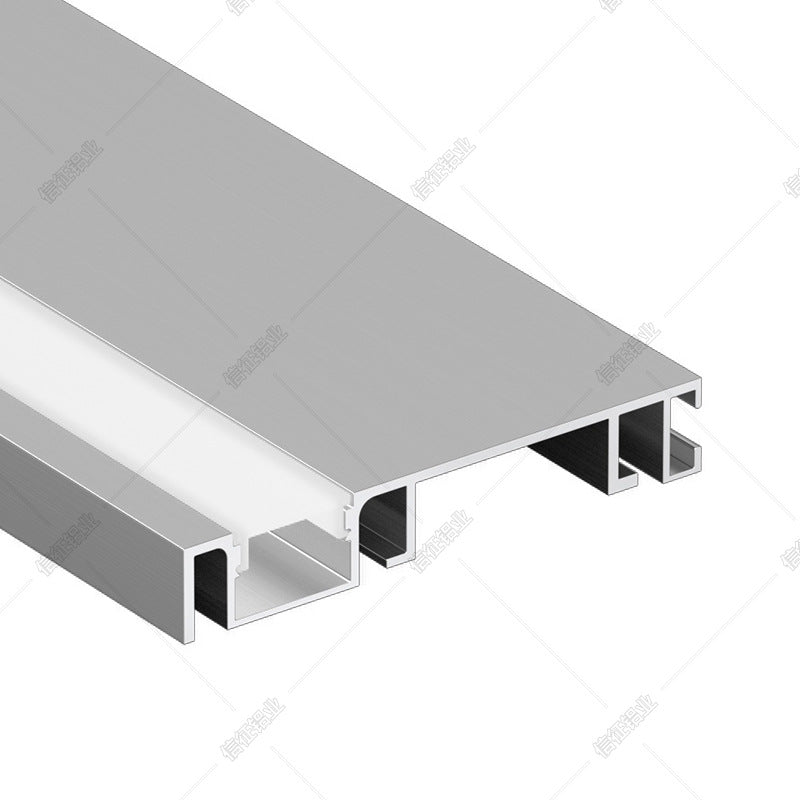 LED aluminum line light skirting line return light slot aluminum alloy luminous skirting line LED light slot surface mounted skirting lighting