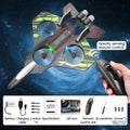 model aircraft remote control aircraft stunt fixed height and fall-resistant foam gravity glider colorful light four-axis drone
