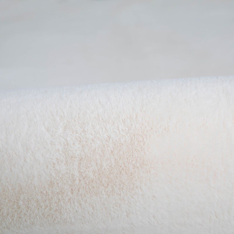 Imitation rabbit fur carpet bedroom bedside blanket thick living room cloakroom whiteinsstuffed room sofa floor mat bay window