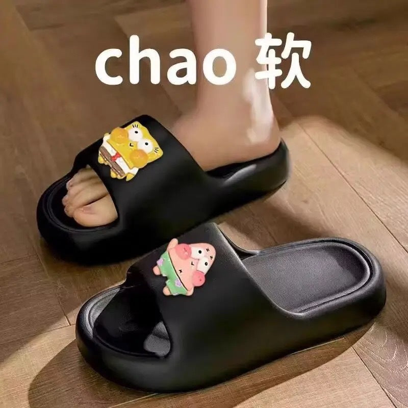 2026 new women's summer slippers - cloud-like comfort, soft sole, casual home wear, thick-soled one-strap slides for bathroom use