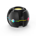 Rgb wireless bluetooth gyro speaker - immersive bass, card playback, high volume, 3d surround sound bt18