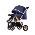 Flagship edition four-wheel rubber, navy blue [includes food tray]