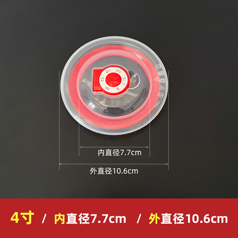 Food-grade round universal food storage bowl lid, transparent silicone sealing lid, leak-proof plastic bowl cover, household dustproof and oil-resistant