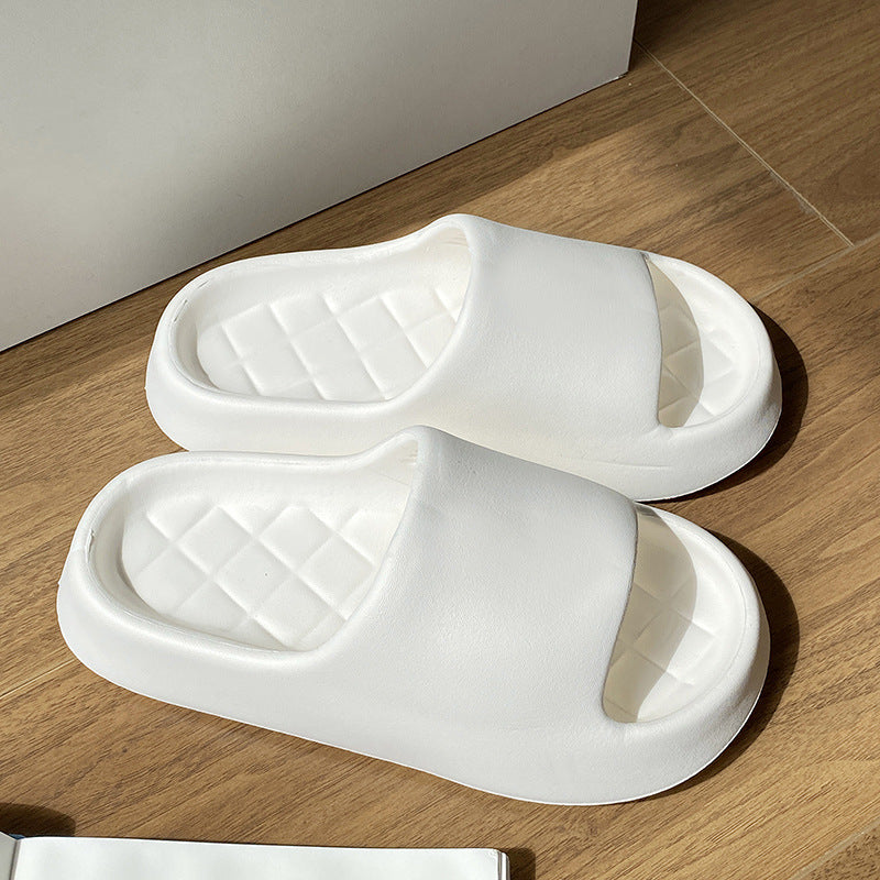 Eva soft sole home slippers - trendy ins style, summer unisex, cloud-like comfort, indoor bath, non-slip, odor-resistant, couple's flip-flops