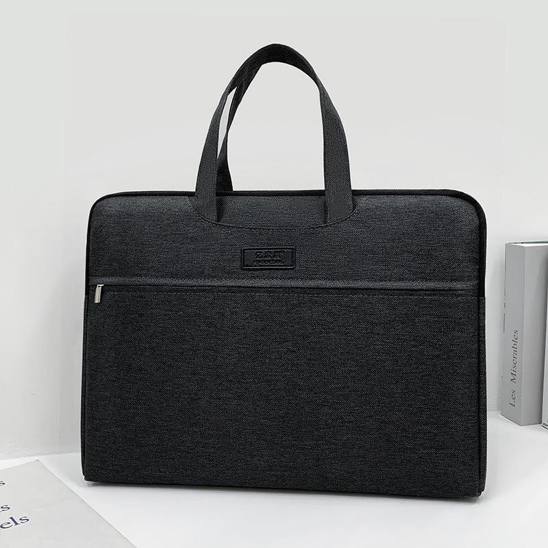 Yiyunchen business document bag men's briefcase custom logo Oxford cloth storage bag a4 document bag briefcase