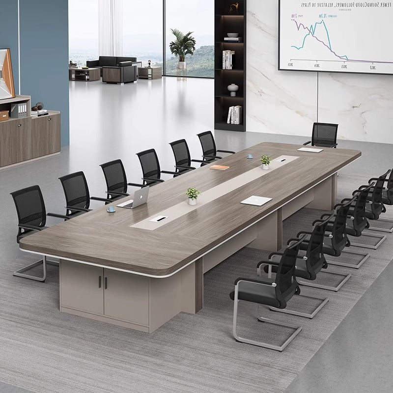Saint-li conference table - rectangular meeting table for negotiations, modern minimalist design, large rectangular conference table