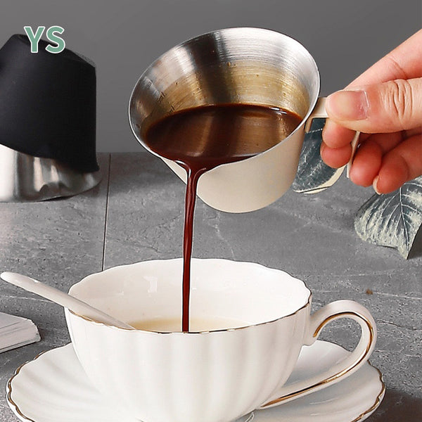 Extraction cup,  304 stainless steel coffee ounce cup Espresso Cup coffee measuring cup