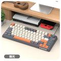 Dazzling silver fox k81 wired keyboard - mda keycaps, tri-color backlit, desktop pc & laptop gaming keyboard - cross-border edition