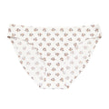foreign trade wholesale low-waist sexy ice silk seamless underwear women's printing breathable quick-drying plaid women's briefs