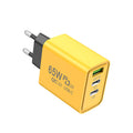 exclusive usb+2pd mobile phone charger multi-port universal us standard european standard british standard travel fast charging head new model
