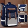 2025 new british style elementary school backpack - grades 1-6, lightweight, large capacity, spine-protecting, hand-carry & shoulder bag