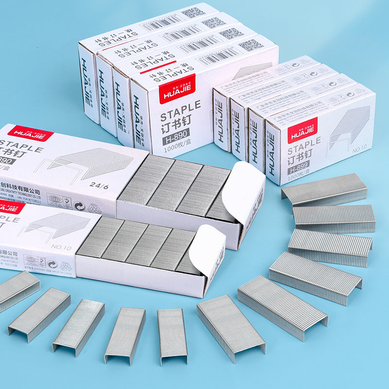 Huajie Universal Unified Staple No. 10 24/6 Staple, Office Binding 10 Small Boxes Wholesale H890