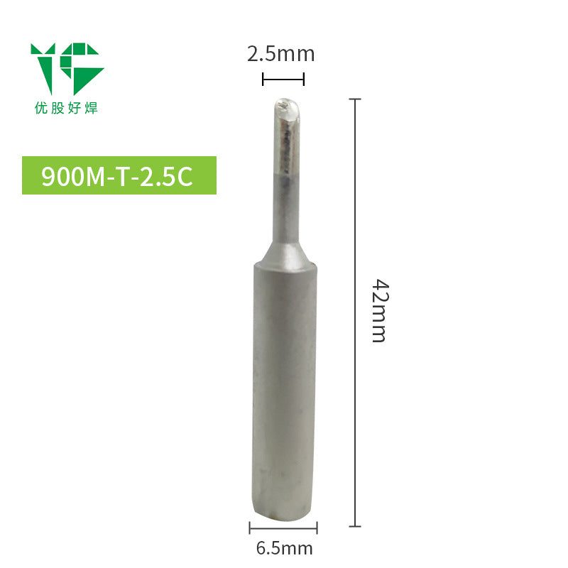 936 electric soldering iron head matte lead-free soldering table soldering iron K nozzle chrome iron head wholesale internal heating 900 matte iron head