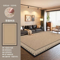 Distributed living room rug: waterproof, stain-resistant, retro style, new bedroom design, easy to clean, sofa coffee table blanket, light luxury, high-end