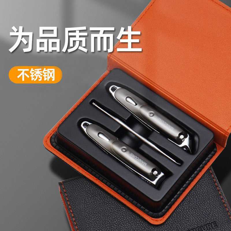 German stainless steel nail clippers high quality dead skin nippers nail scissors angled edge large size manicure tool set wholesale