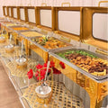supply buffet stove hotel breakfast stove heat preservation stove visual heating meal stove chafing dish