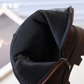 Vancahao children's double-sided fleece ankle boots,  autumn new korean style girls' british vintage martin boots