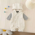 Spring and autumn one-piecestripes baby cute super cute infant spring autumlong sleevesnew arrivaloverallssuit super cool clothes