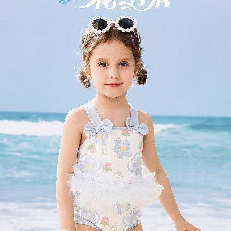 Baby swimsuit girls' fashionable  new children's cute swimsuit one-piece baby girl's children's swimsuit