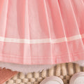 new european and american style preppy girl's outfit set