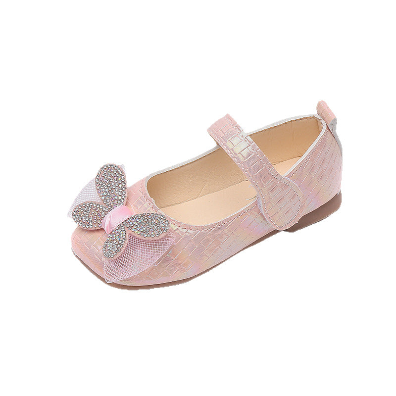 spring/summer korean style new baby shoes soft princess shoes bowknot girls' shoes lightweight girls' sandals