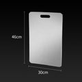 316 stainless steel cutting board - antibacterial, anti-mold, food grade, double-sided, thickened kneading board for kitchen use