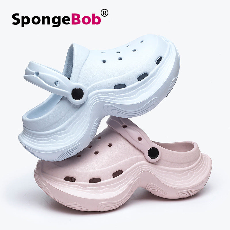 Women's clogs - new summer collection: thick-soled, anti-slip beach sandals with closed toe for adults. perfect for the beach and everyday wear