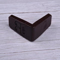 Right angle model-cabinet door lock [coffee color] 2 pieces