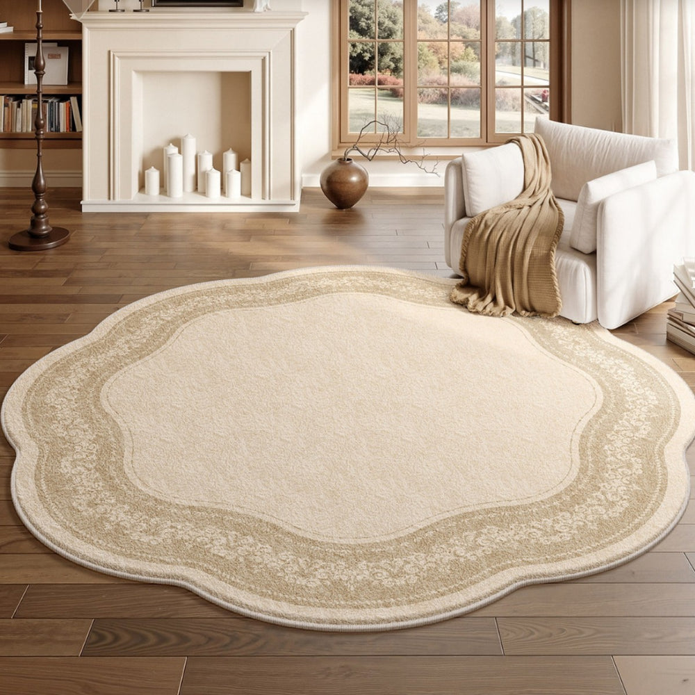 French round carpet  new living room sofa bedroom bedside balcony floor mat non-slip chair computer chair special shape
