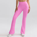 stripes yoga pants flared women's pants high waist hip lifting outdoor sports slimming look wide leg slightly flared yoga pants for women