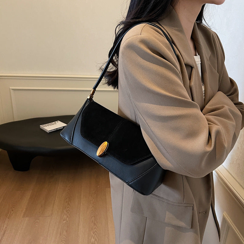 Fashion casual bag women's 2025 new autumn and winter retro versatile small square bag Korean version niche messenger bag