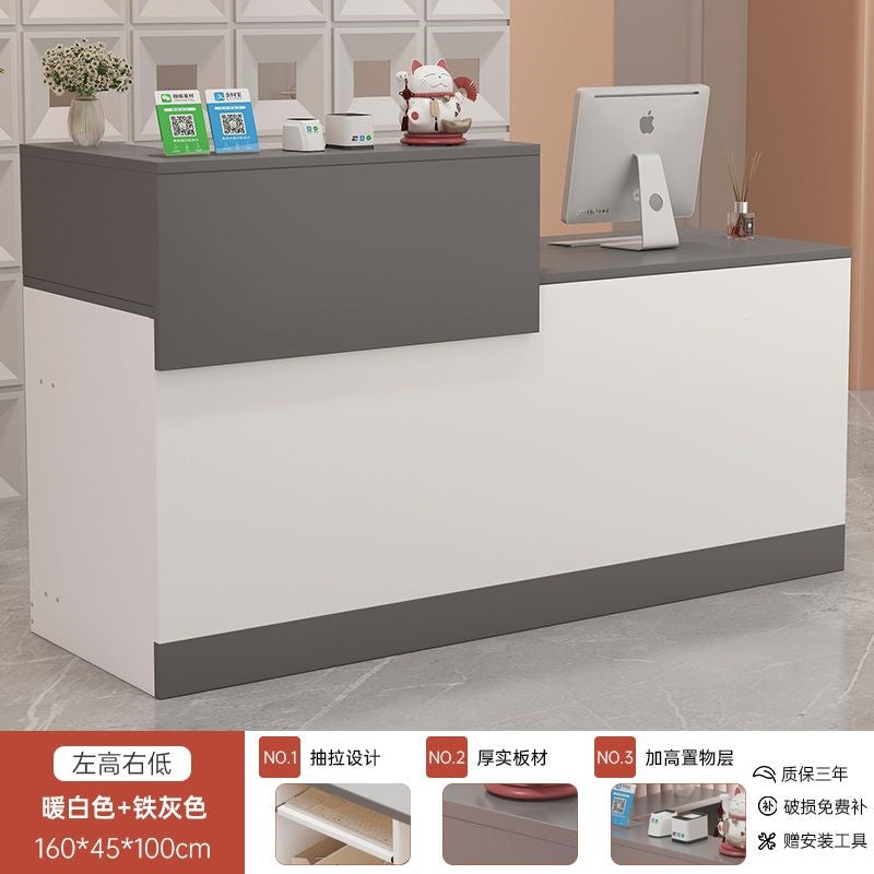 Cashier counter modern casual store small popular clothing store counter front bar table beauty salon reception desk
