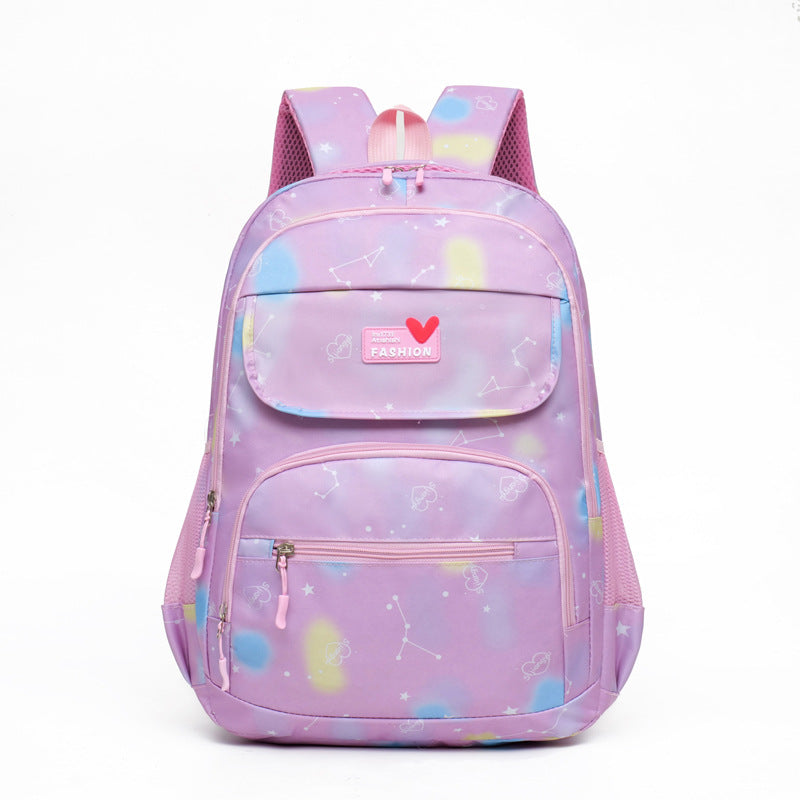 New schoolbag wholesale primary school backpack light spine protection large capacity cartoon backpack grade 3-6