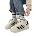 Girls' shell toe sneakers - new  spring/autumn collection - breathable, versatile casual sports shoes for students (sizes for mid-to-large children)