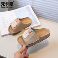 Vancahoboken boys' cork flip-flops -  summer new collection - kids' indoor/outdoor thong sandals