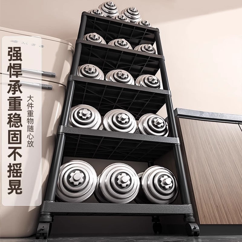 Kitchen sandwich rack multi-functional kitchen rack microwave oven multi-layer sandwich floor-standing pot storage rack