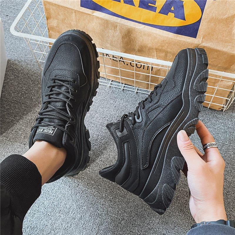 Men's 2025 spring new arrival: work safety shoes - waterproof, slip-resistant, wear-resistant, athletic, casual, workwear, and trendy martin boots for construction sites