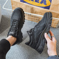 Men's 2025 spring new arrival: work safety shoes - waterproof, slip-resistant, wear-resistant, athletic, casual, workwear, and trendy martin boots for construction sites