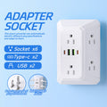 110v power strip with usb charging ports - southeast asia, philippines, canada, mexico (us standard), pd charger, taiwan