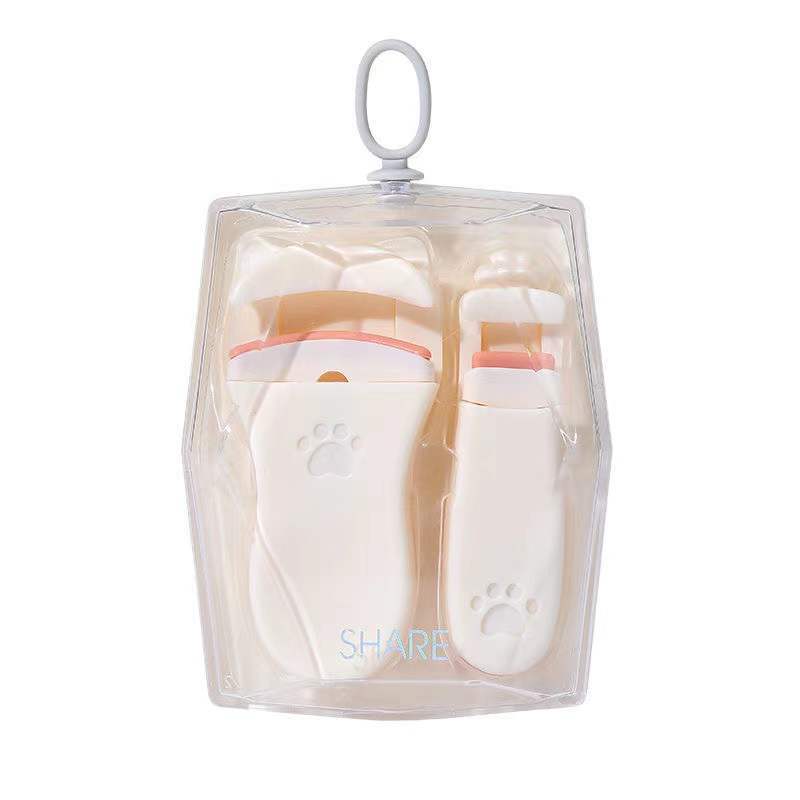 Snow belle eyelash curler cat claw wide angle frameless long-lasting hair-styling partial eyelash curling handy gadget sunflower hot style
