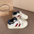 Summer breathable sneakers women's 2026 new casual versatile canvas student korean style athletic chunky sole retro white shoes