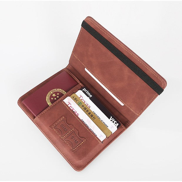 Passport Clip Photo Protective Case Passport Storage Bag Card Bag Document Storage Bag Passport Bag Travel Ticket Clip