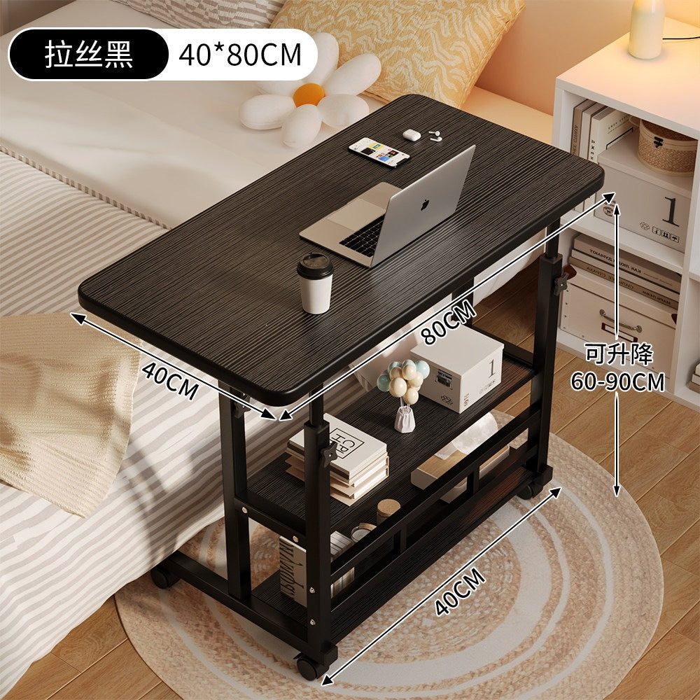 Bedside table movablelift computer table for home bedroom desk simple student dormitory bed small study table