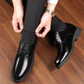 Special offer genuine leather cowhide men high-end cotton leather shoes men's business heattechfleece-linedthickened groomsmen wedding shoes