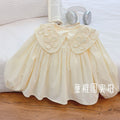 Girlpreppy style new arrival doll collar shirt spring & fall style fashionstereo flower style forest all year roundtops trendy