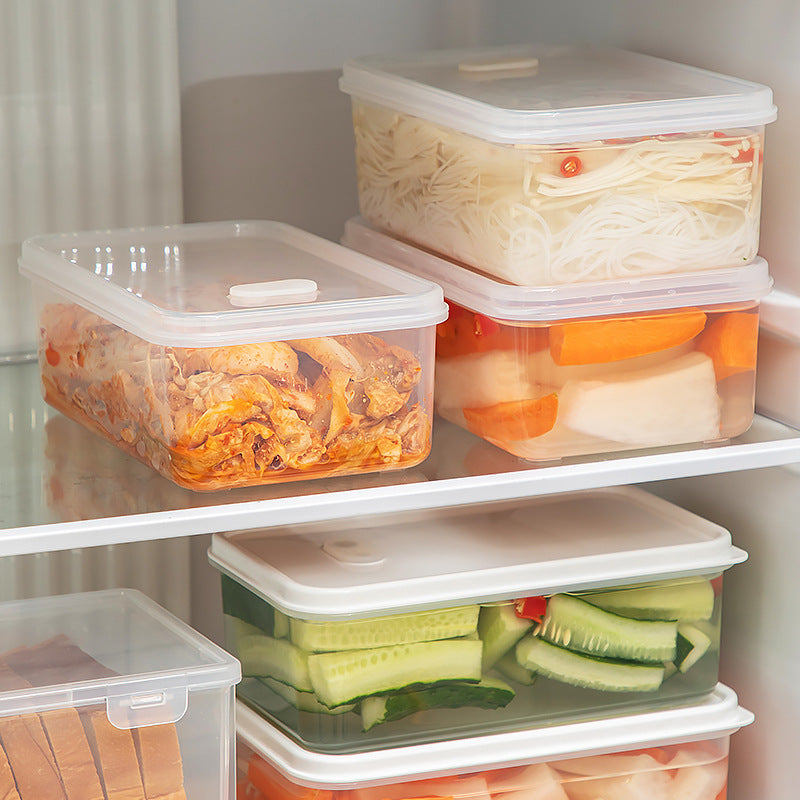 Kitchen large-capacity kimchi box sealed fresh-keeping box food-grade refrigerator special storage box with lid cold vegetable box