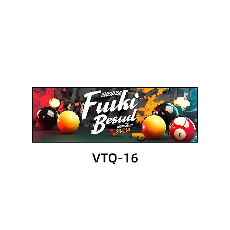 Billiard room decorative painting industrial style bar KTV box hanging painting entertainment club pool hall graffiti billiards mural